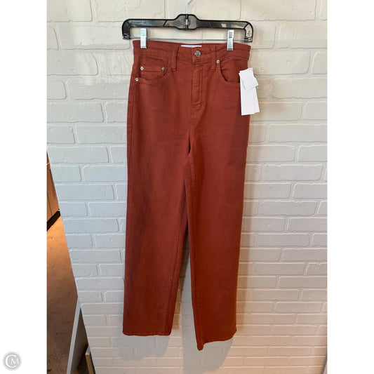 Jeans Designer By Derek Lam In Orange Denim, Size: 2