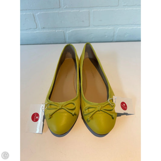Shoes Flats By Banana Republic In Yellow, Size: 6.5