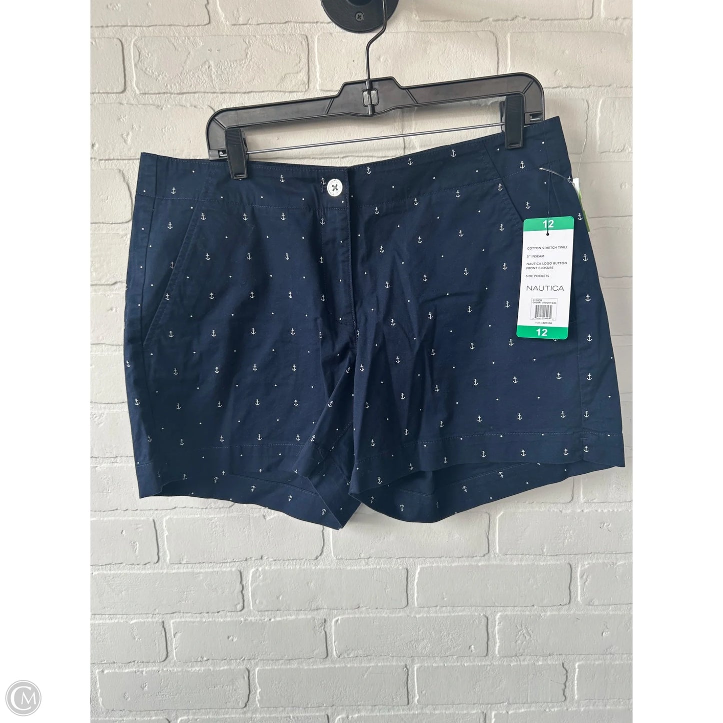 Shorts By Nautica In Blue & White, Size: 12