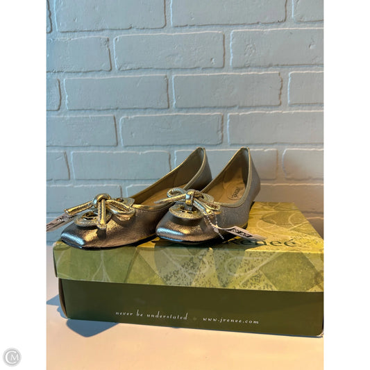 Shoes Flats By J Renee In Gold, Size: 8.5