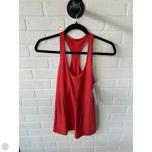 Athletic Tank Top By Lululemon In Orange, Size: S