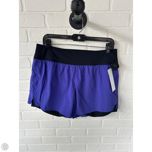 Athletic Shorts By On In Black & Purple, Size: 16