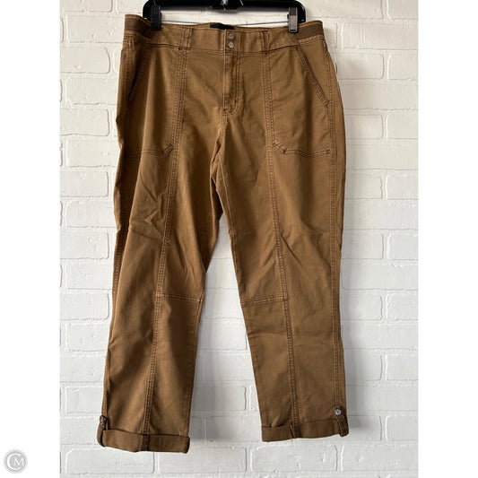 Pants Cropped By White House Black Market In Brown, Size: 12