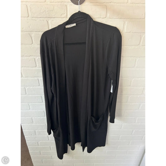 Cardigan By Zenana Outfitters In Black, Size: Xl