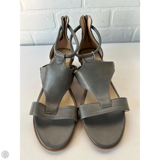 Sandals Flats By JOLIMAIL In Grey, Size: 9