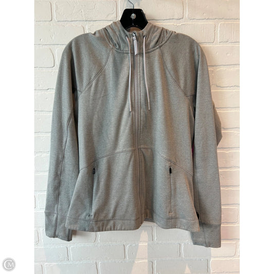 Athletic Sweatshirt Hoodie By Athleta In Grey, Size: M