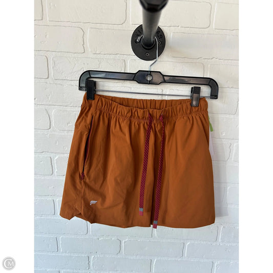 Athletic Shorts By Fabletics In Orange, Size: 2