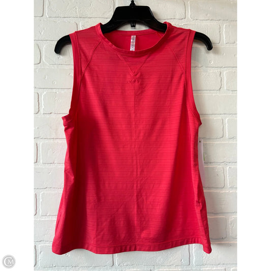 Athletic Tank Top By Fabletics In Coral, Size: Xs