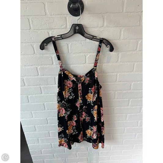 Top Sleeveless By Torrid In Black & Yellow, Size: 1x