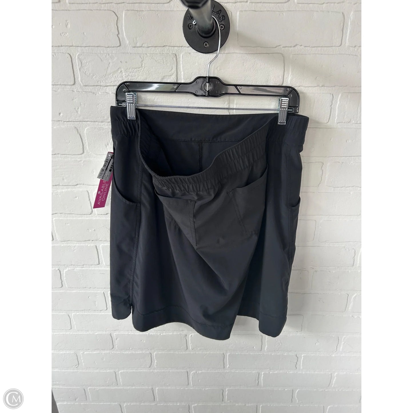 Athletic Skort By Exofficio In Black, Size: 14