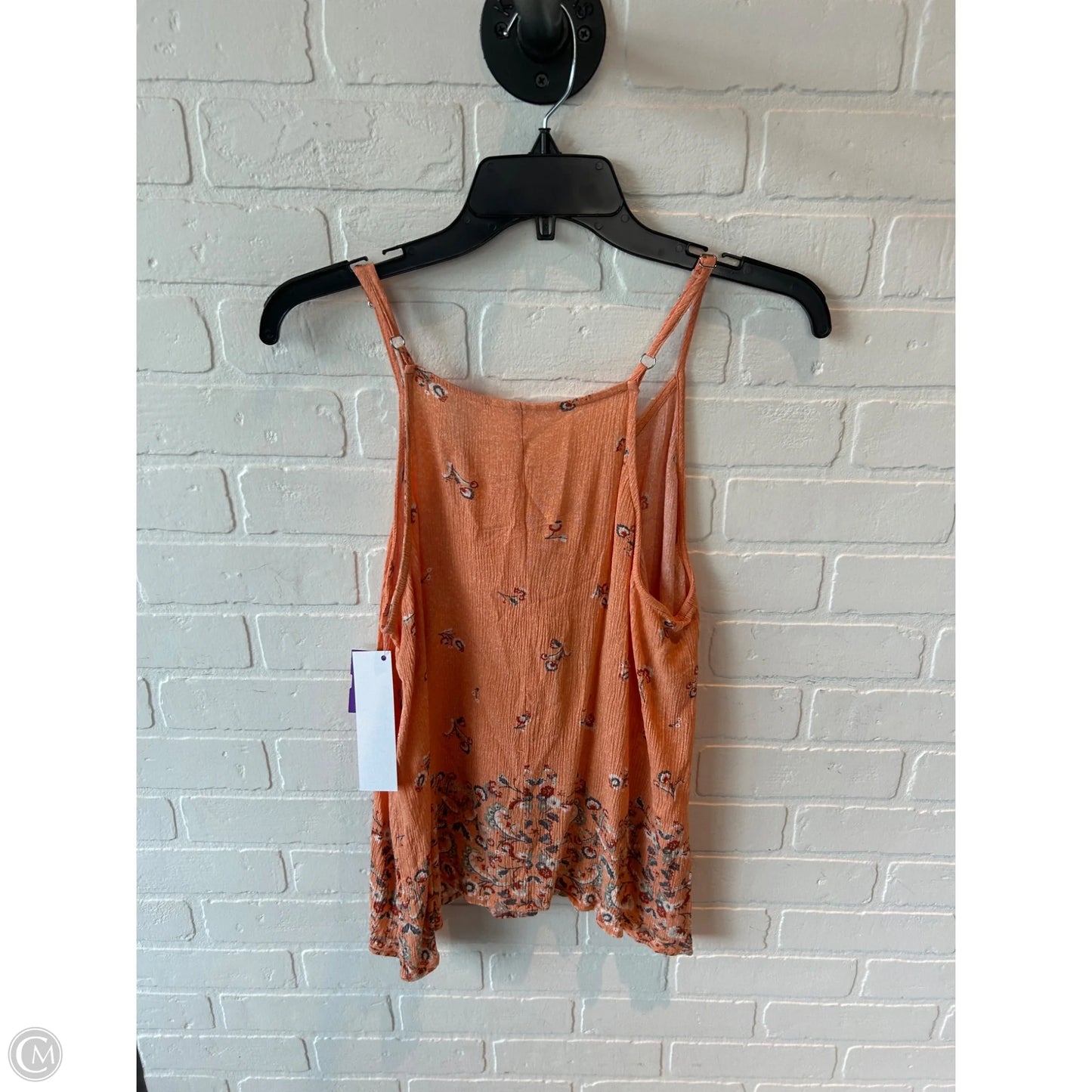 Top Sleeveless By Clothes Mentor In Orange, Size: L