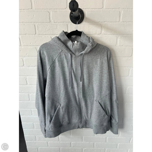 Athletic Sweatshirt Hoodie By Athleta In Grey, Size: Xl