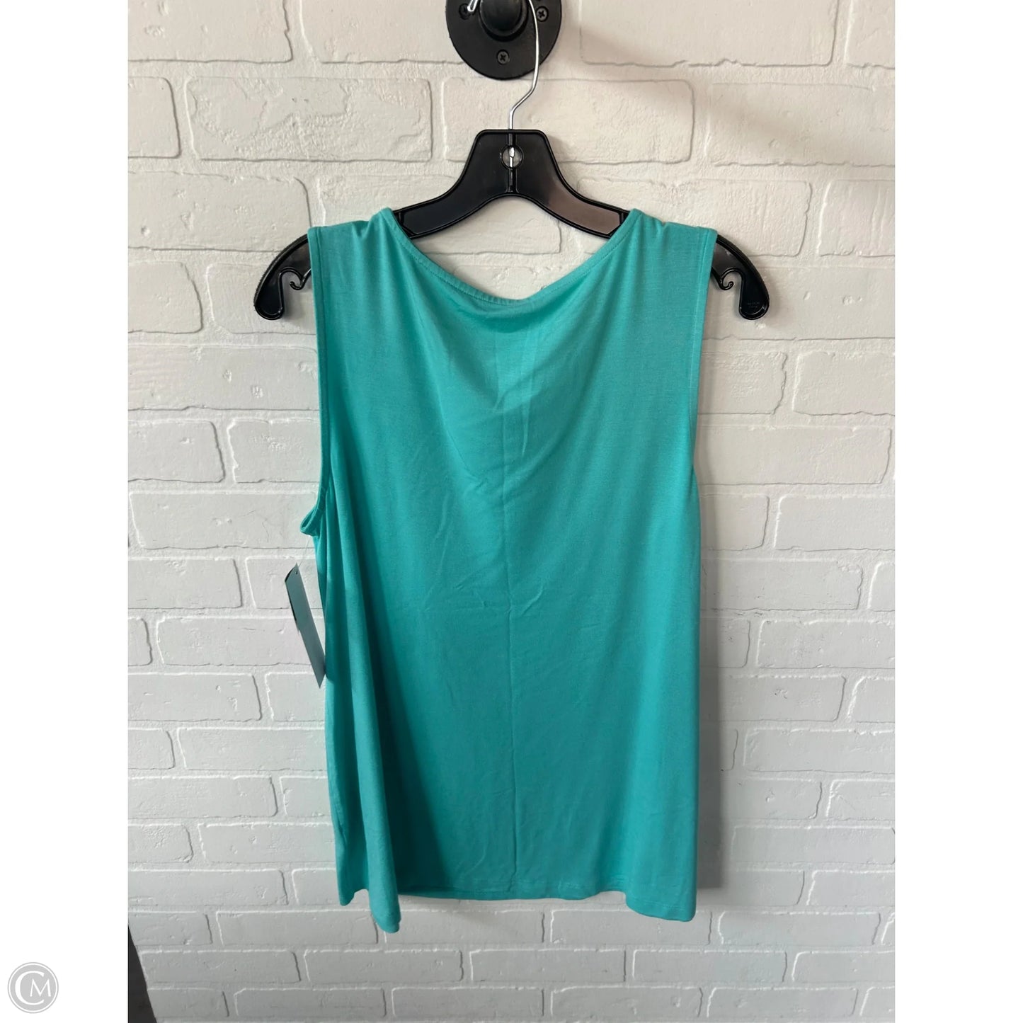 Top Sleeveless By Soft Surroundings In Green, Size: L