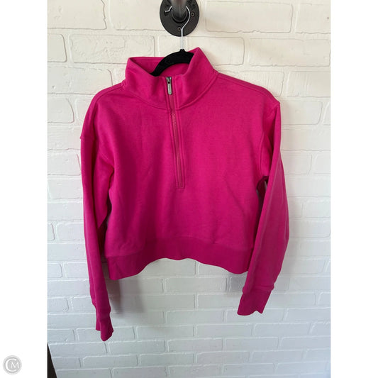 Athletic Sweatshirt Collar By Zella In Pink, Size: S