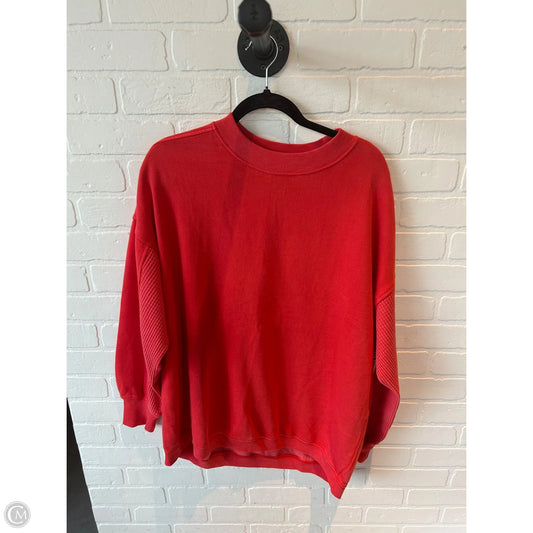 Sweatshirt Crewneck By Aerie In Orange, Size: S