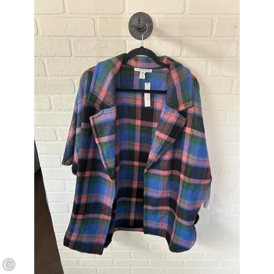 Poncho By Cmc In Blue & Pink, Size: Osfm