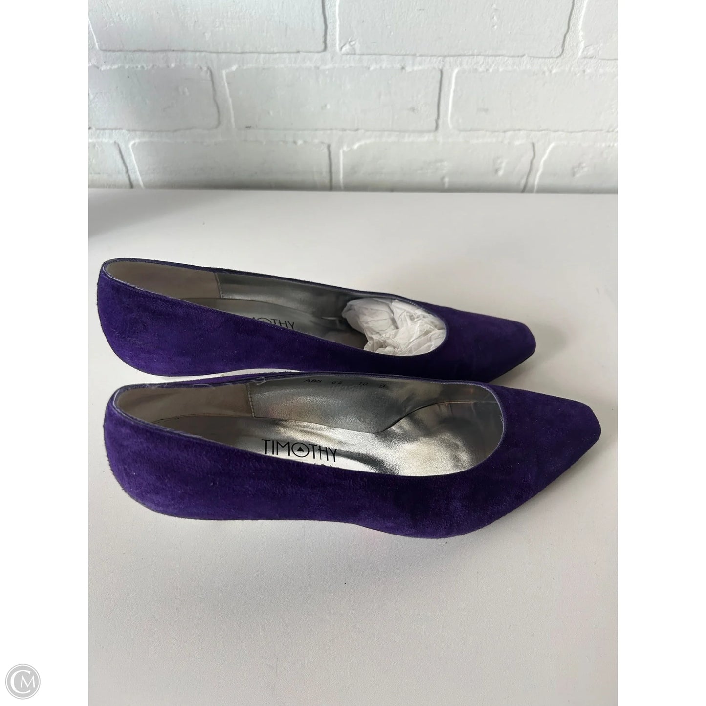 Shoes Heels Block By Cmc In Purple, Size: 10