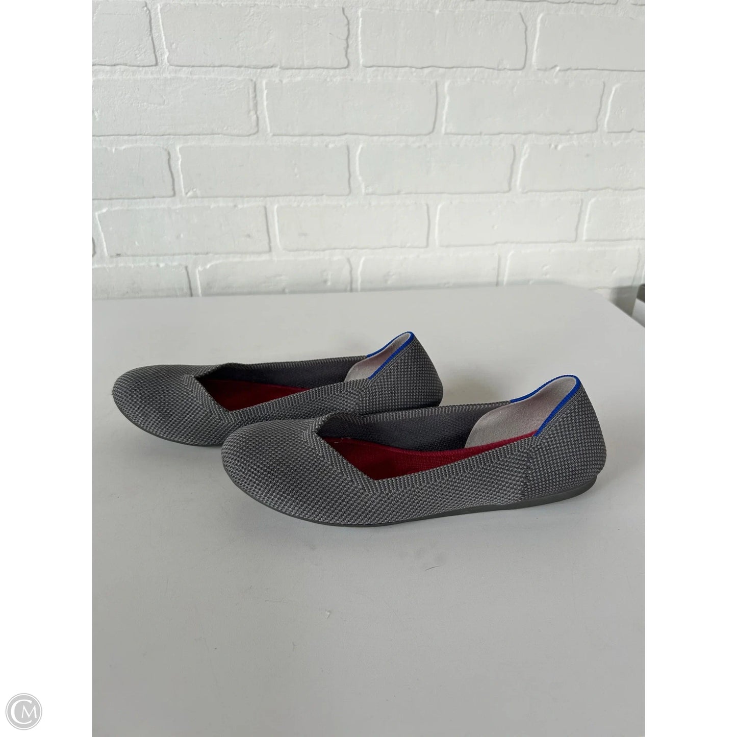 Shoes Flats By Rothys In Grey, Size: 8