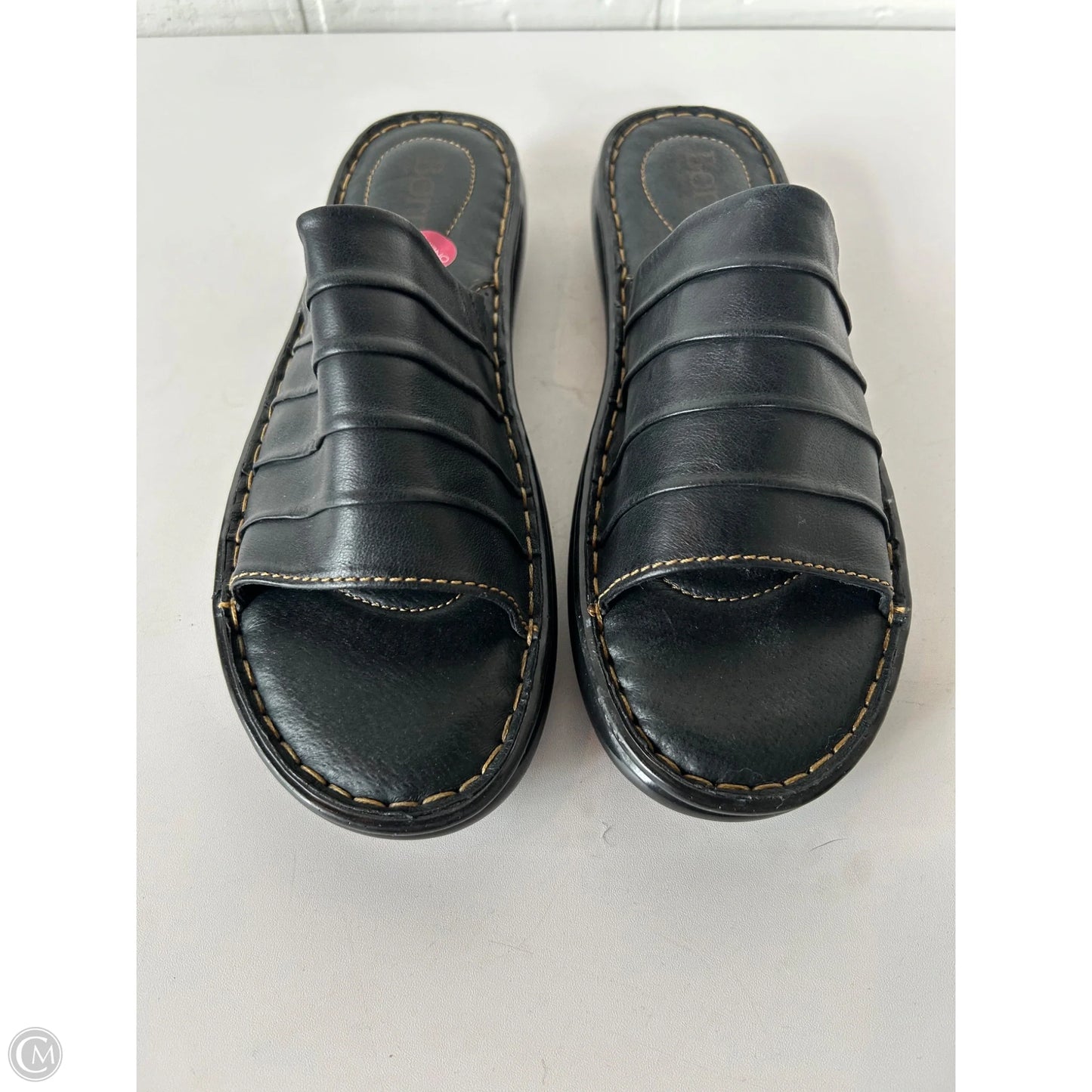 Sandals Flats By Born In Black, Size: 11