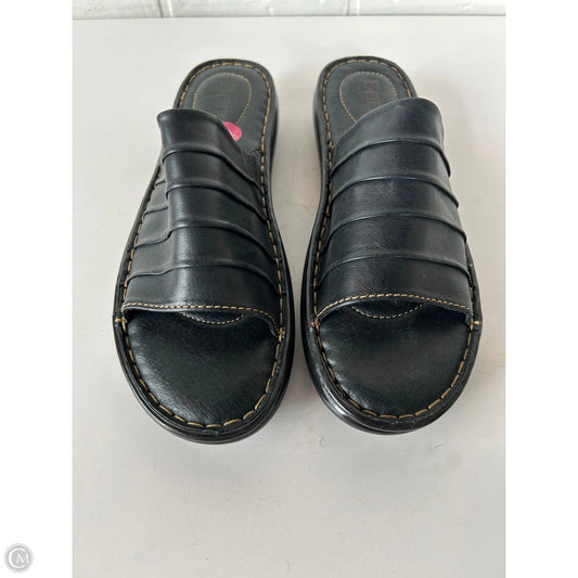 Sandals Flats By Born In Black, Size: 11