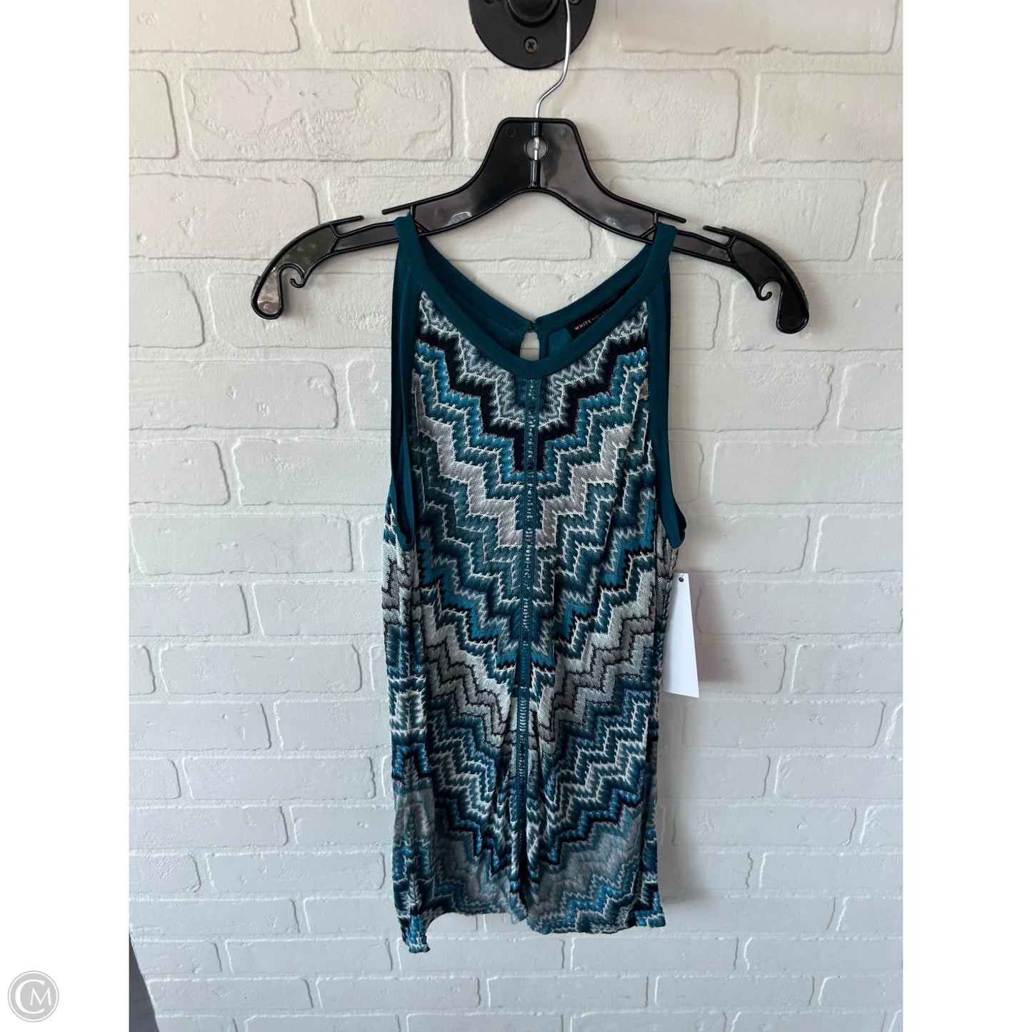 Top Sleeveless By White House Black Market In Teal, Size: S