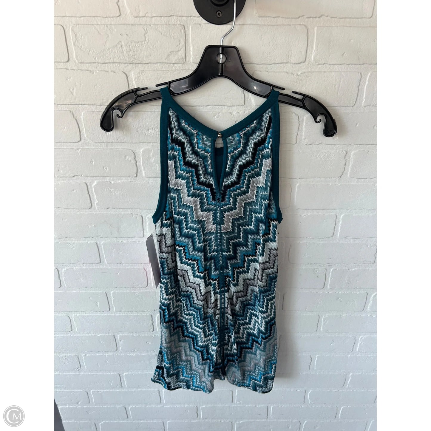 Top Sleeveless By White House Black Market In Teal, Size: S