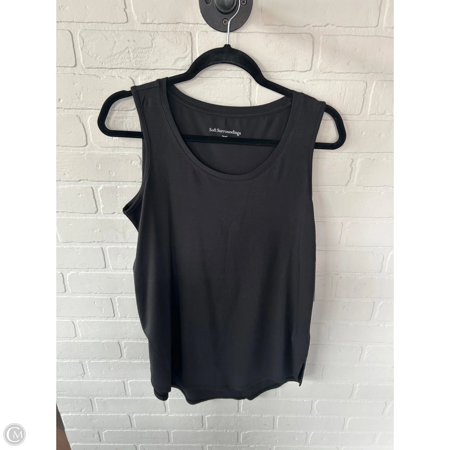 Top Sleeveless By Soft Surroundings In Grey, Size: S