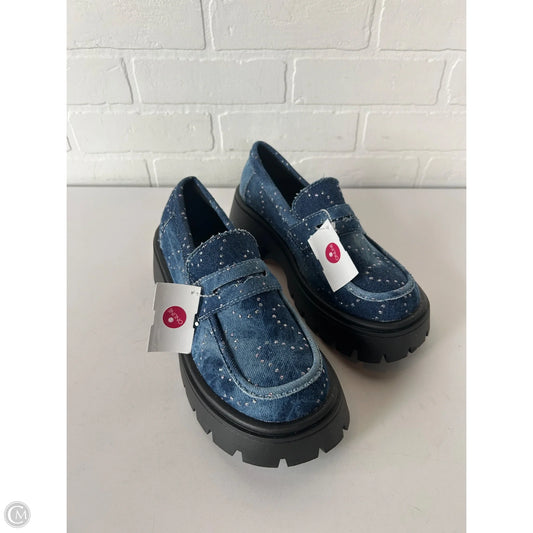 Shoes Athletic By Clothes Mentor In Blue Denim, Size: 9.5
