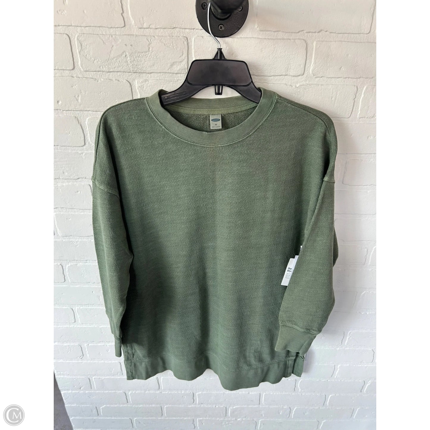 Tunic Long Sleeve By Old Navy In Green, Size: Xs