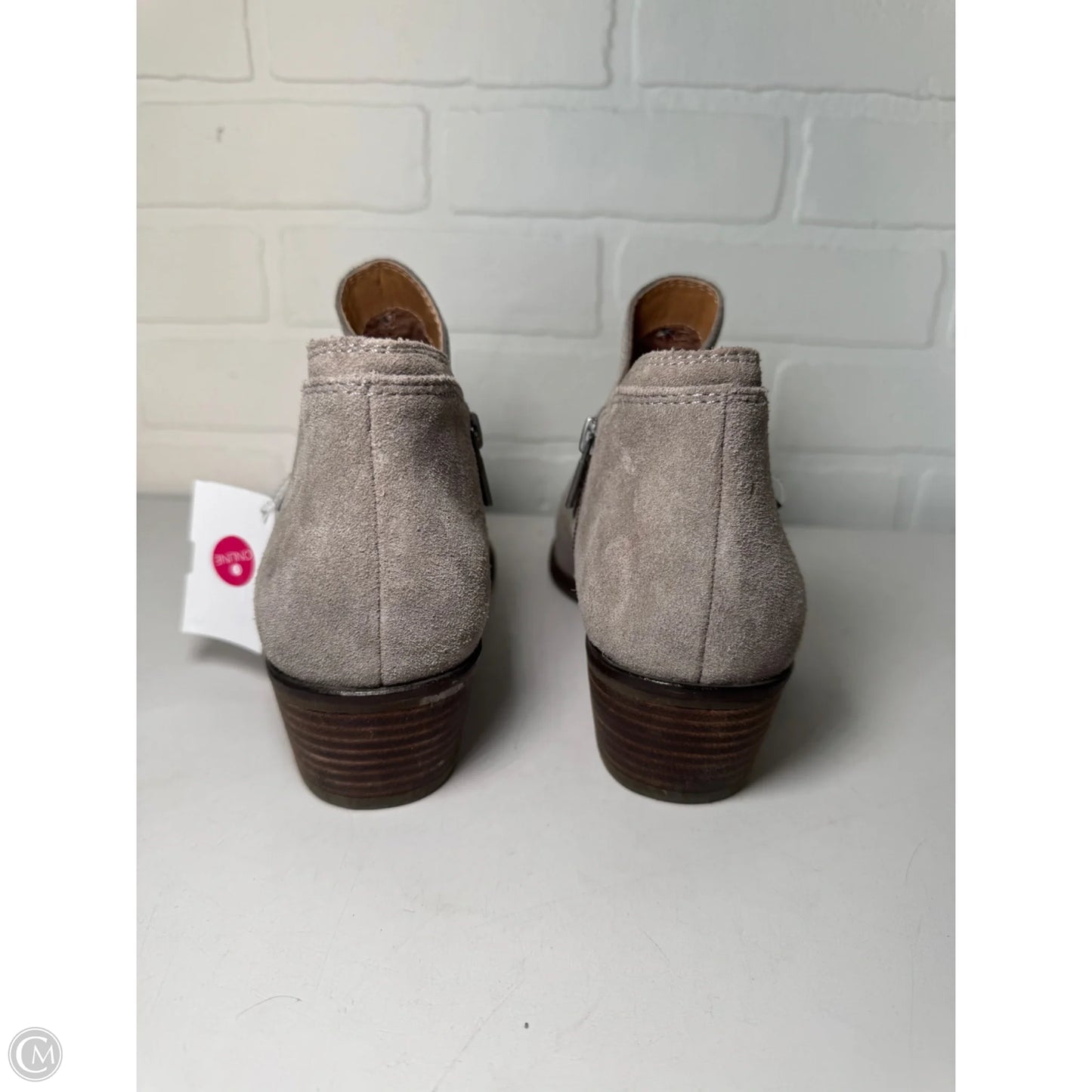 Boots Ankle Flats By Lucky Brand In Grey, Size: 10