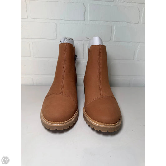 Boots Ankle Flats By Toms In Brown, Size: 6.5
