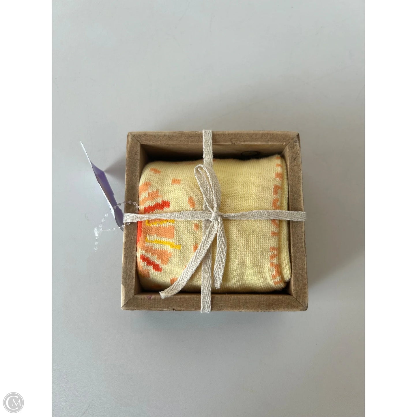 Socks By Clothes Mentor In Yellow, Size: 0