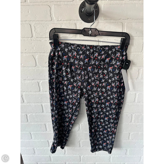 Athletic Capris By Sweaty Betty In Black & Red, Size: 10
