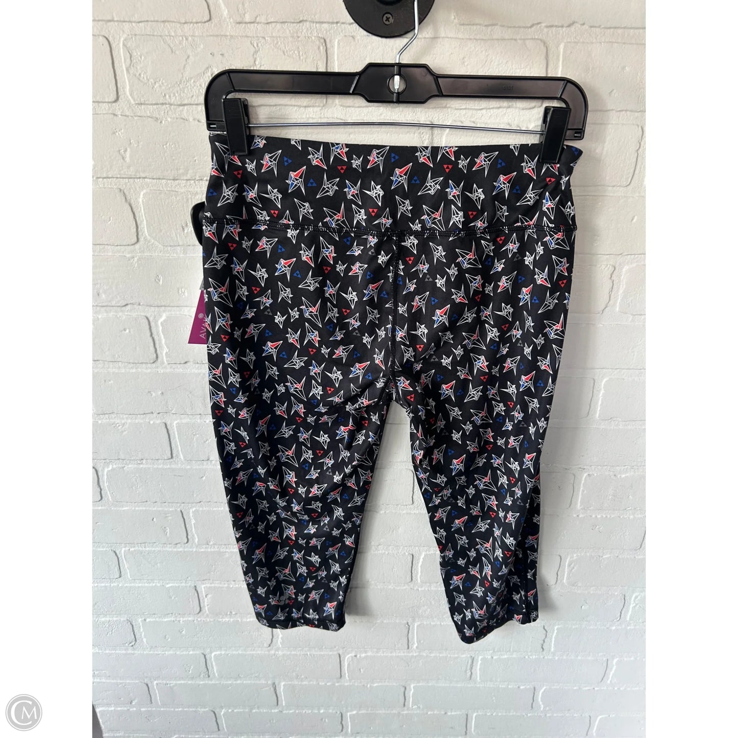Athletic Capris By Sweaty Betty In Black & Red, Size: 10