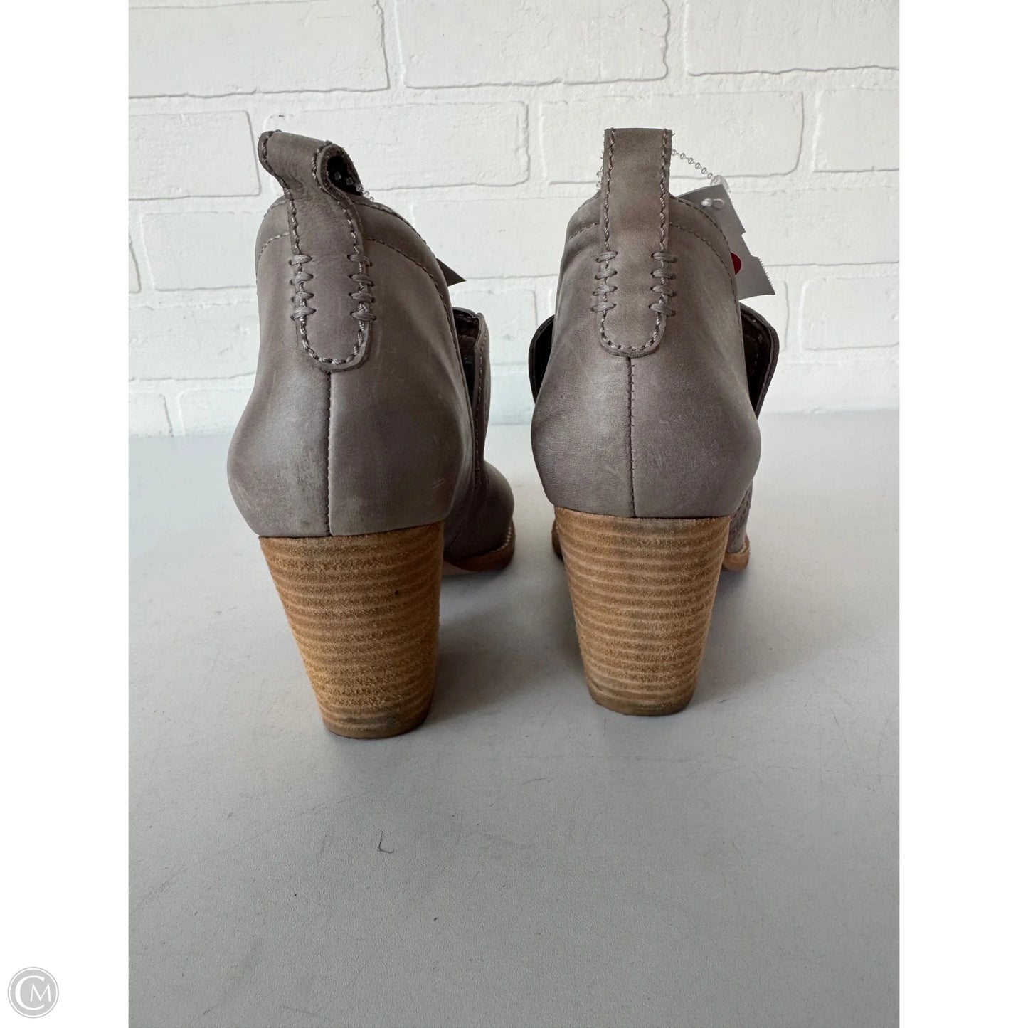 Boots Ankle Heels By Jeffery Campbell In Taupe, Size: 8.5