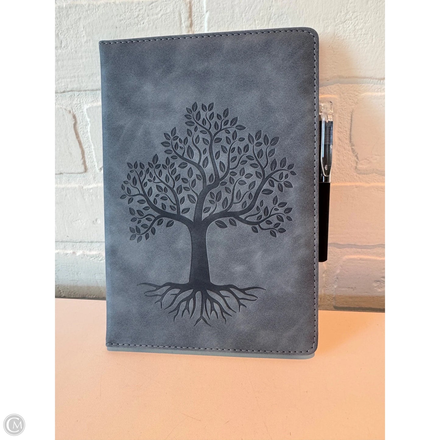 NEW! LEATHER JOURNAL W/ PEN