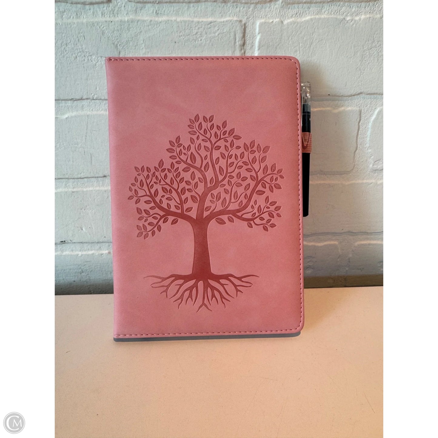 NEW! LEATHER JOURNAL W/ PEN