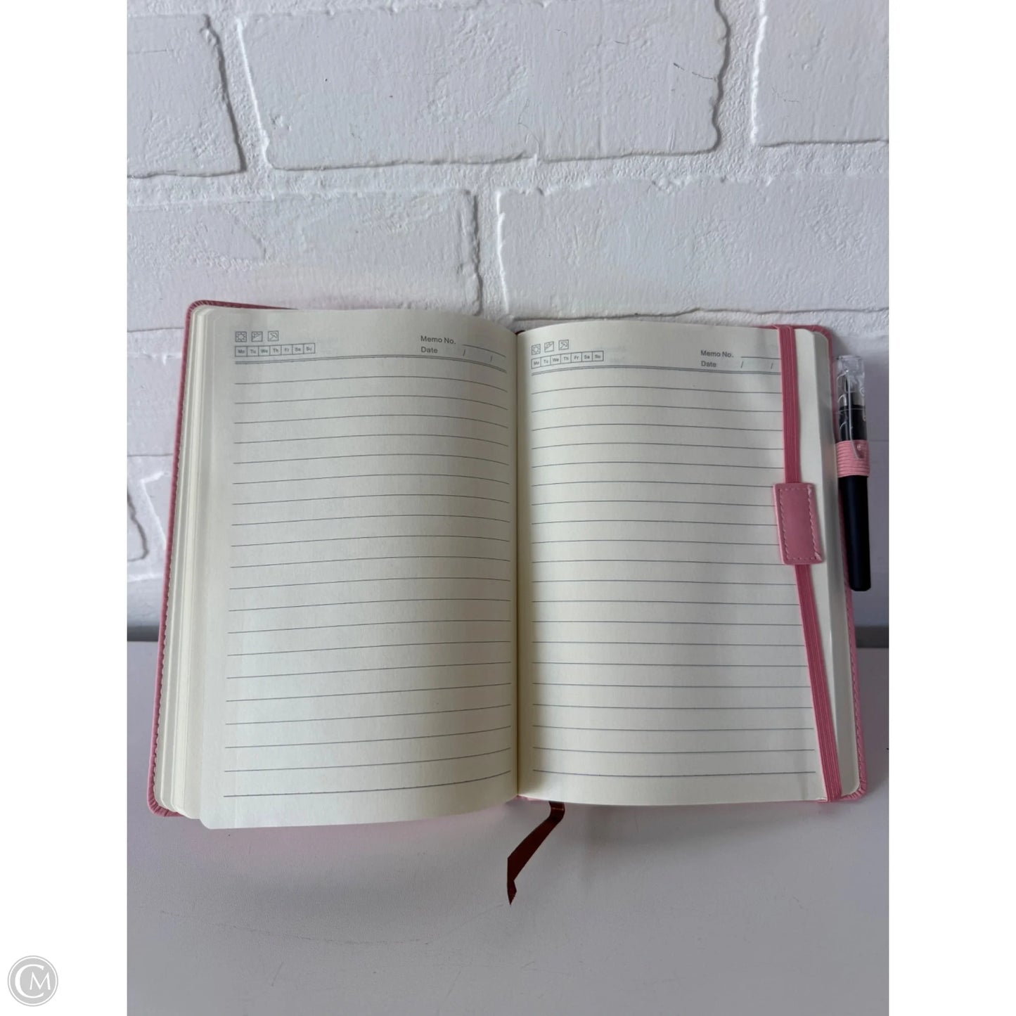 NEW! LEATHER JOURNAL W/ PEN