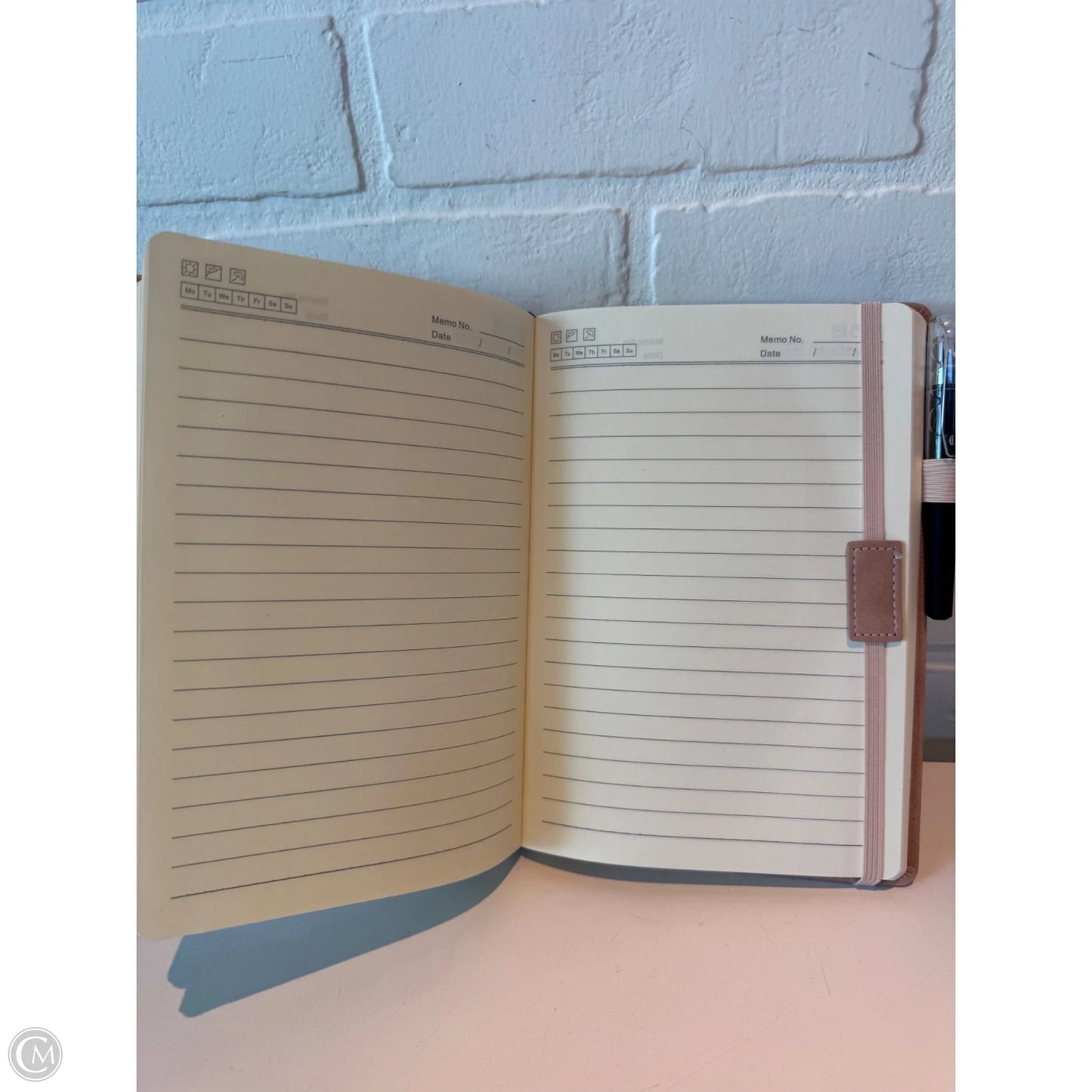 NEW! LEATHER JOURNAL W/ PEN