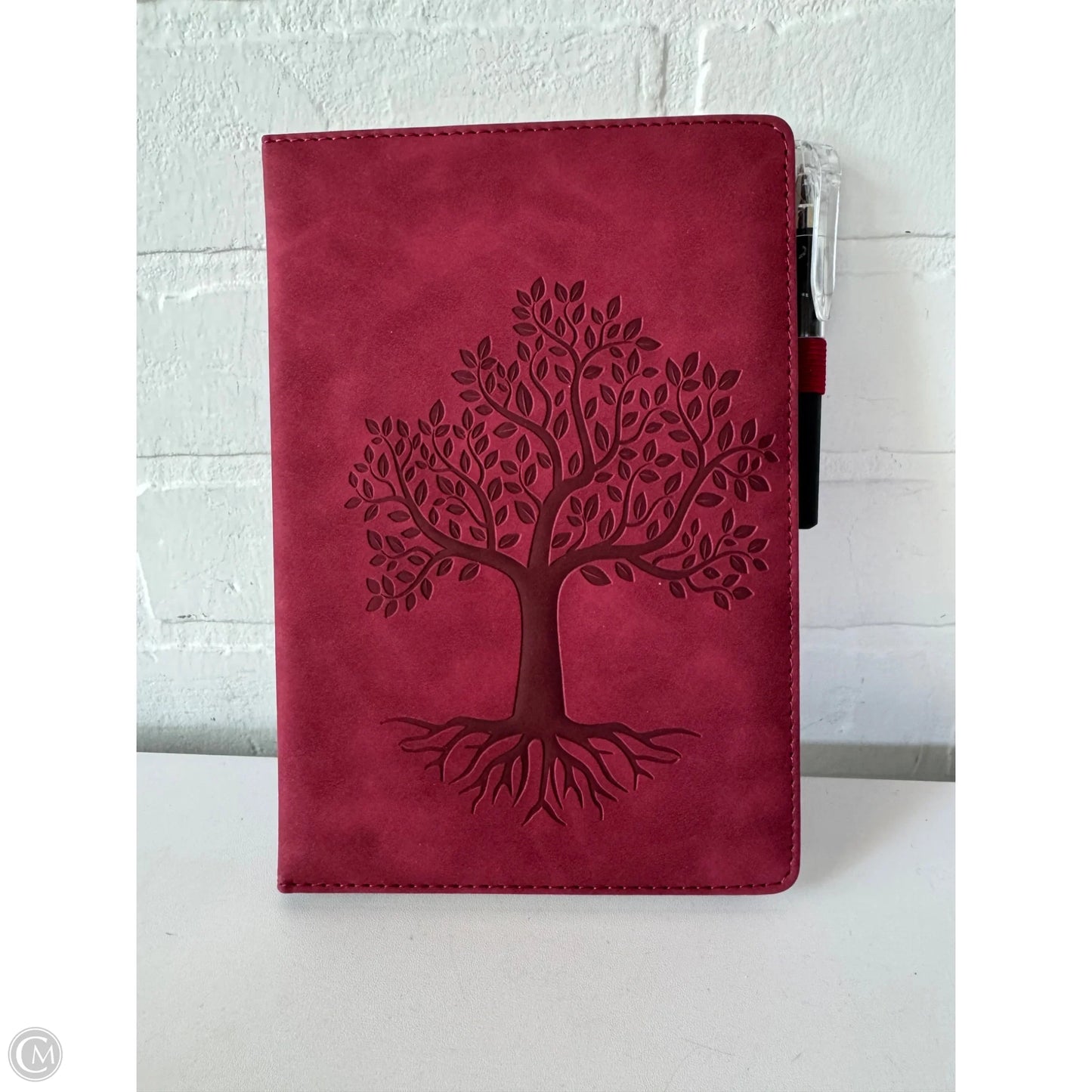 NEW! LEATHER JOURNAL W/ PEN