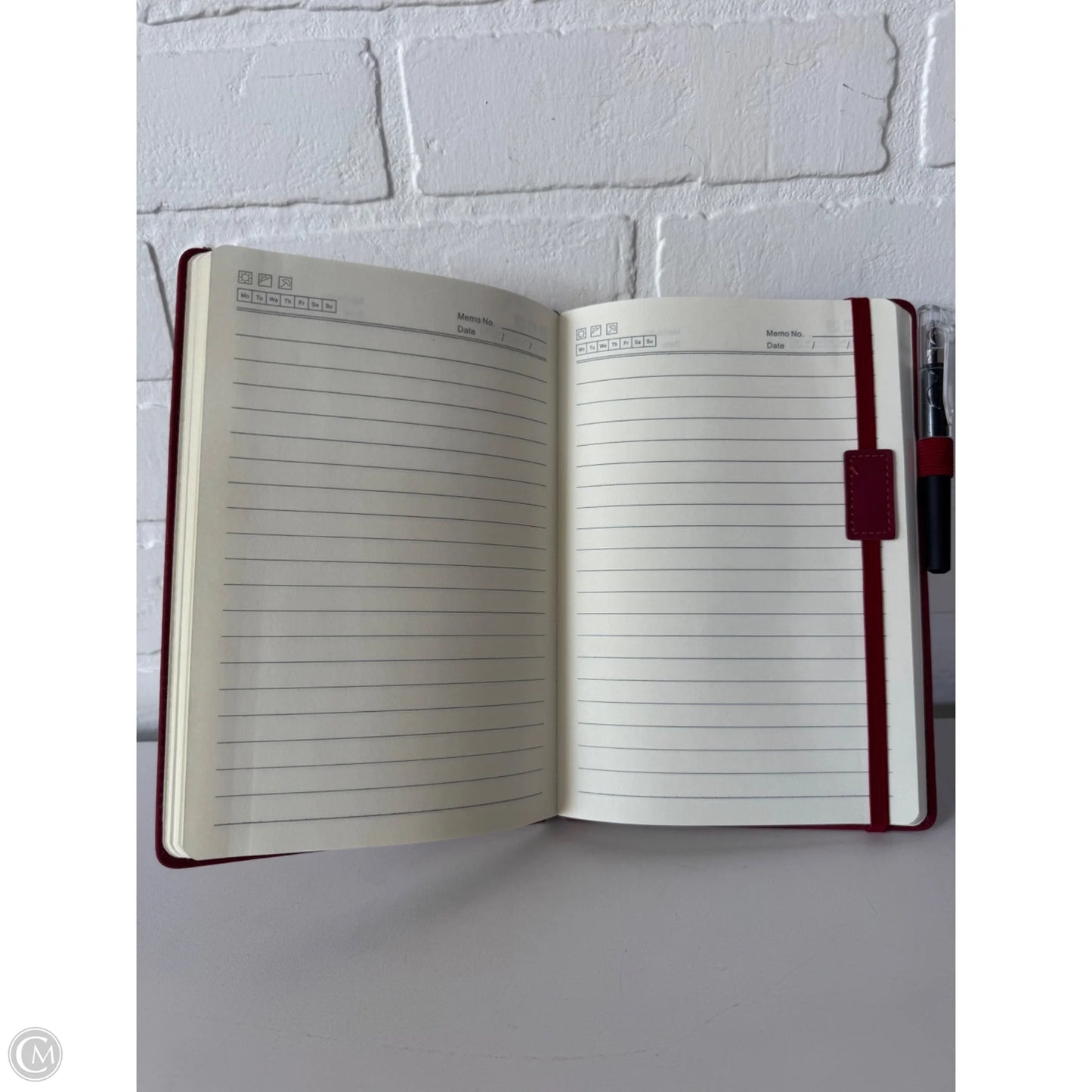 NEW! LEATHER JOURNAL W/ PEN