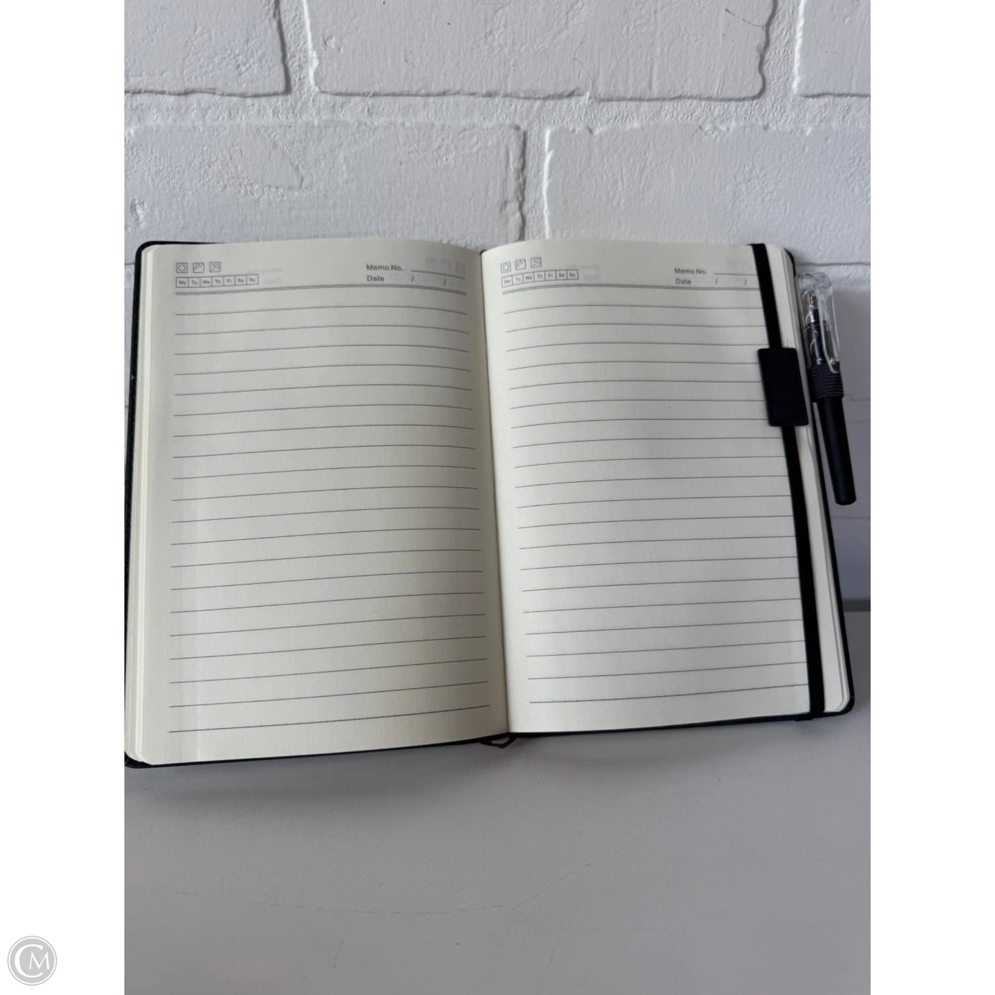 NEW! LEATHER JOURNAL W/ PEN