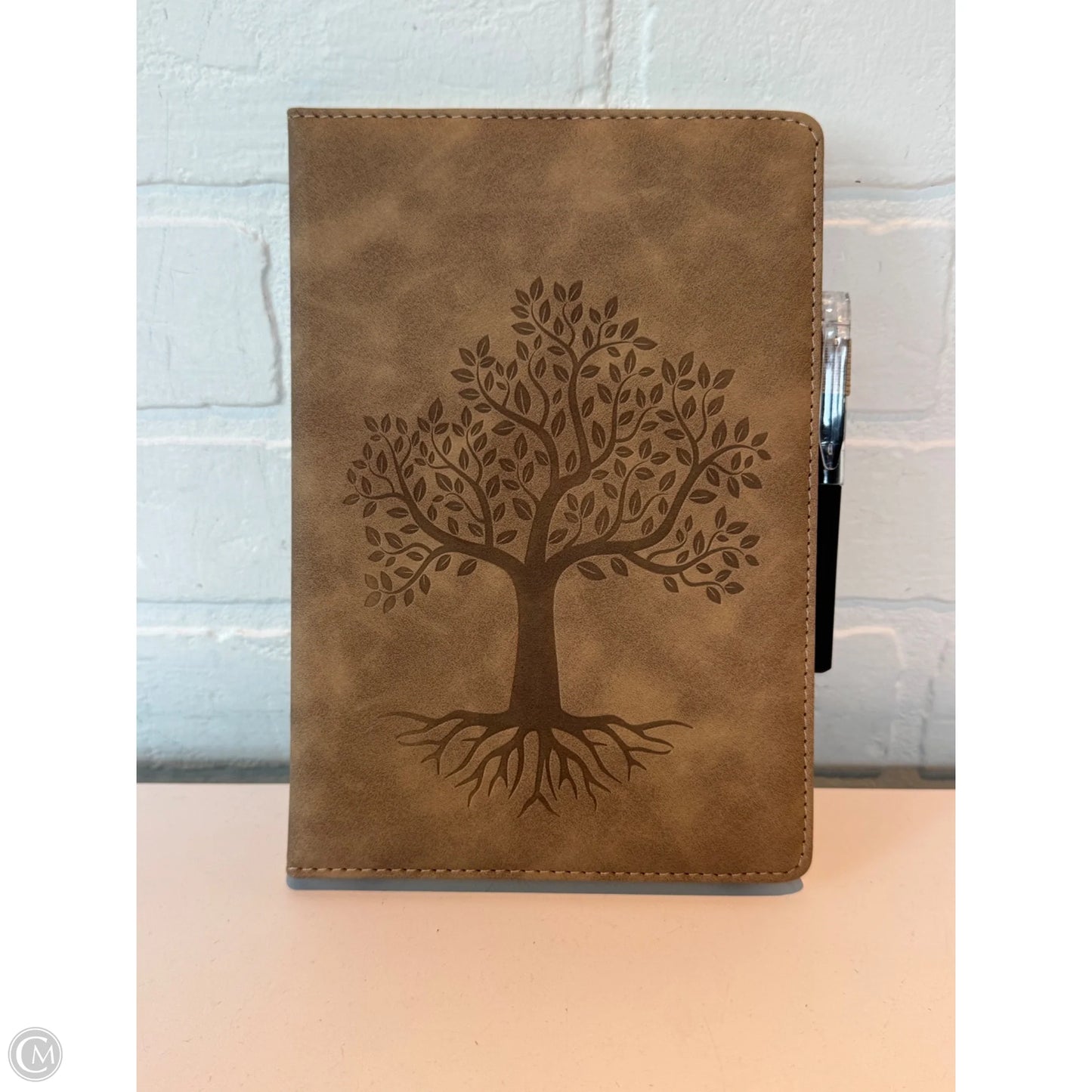 NEW! LEATHER JOURNAL W/ PEN