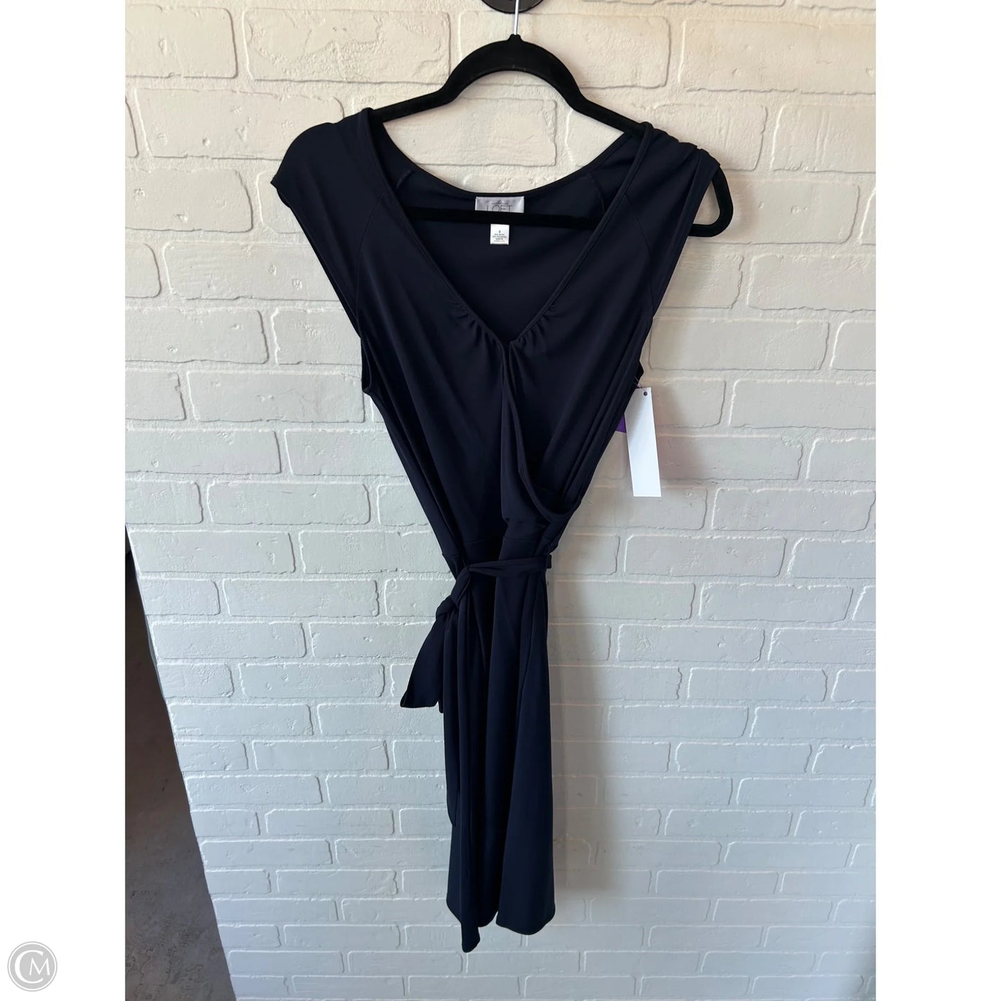 Dress Work By Loft In Navy, Size: M