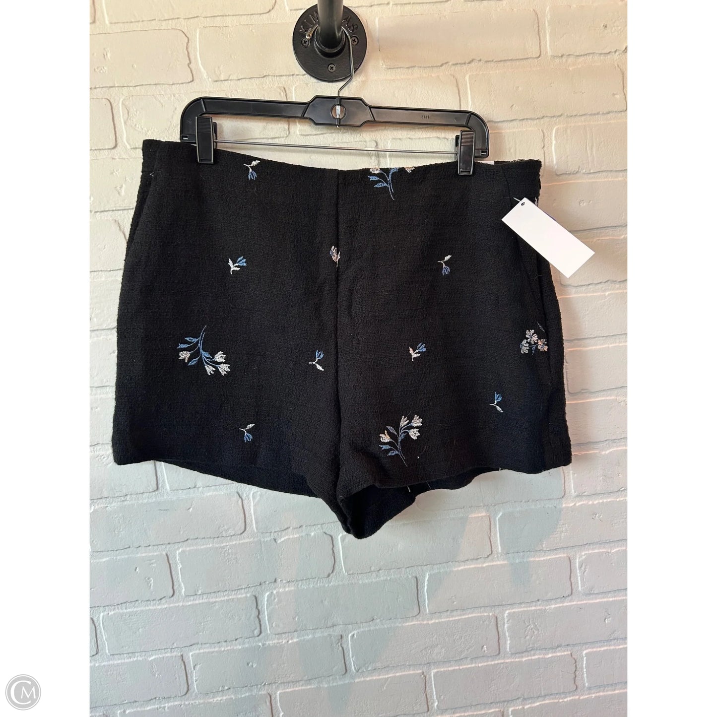 Shorts By Ann Taylor In Black & Blue, Size: 14