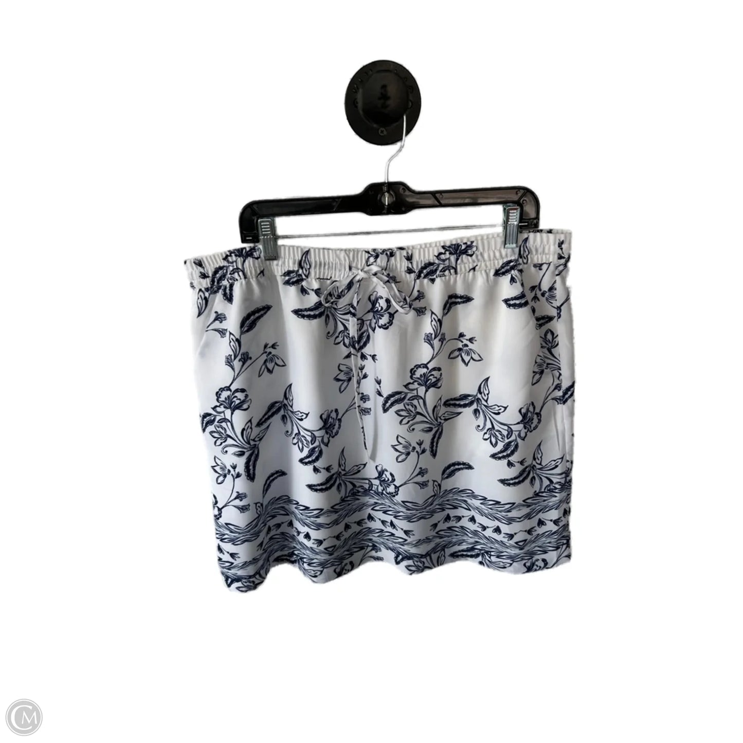 Skirt Mini & Short By St Tropez In Blue & White, Size: 16