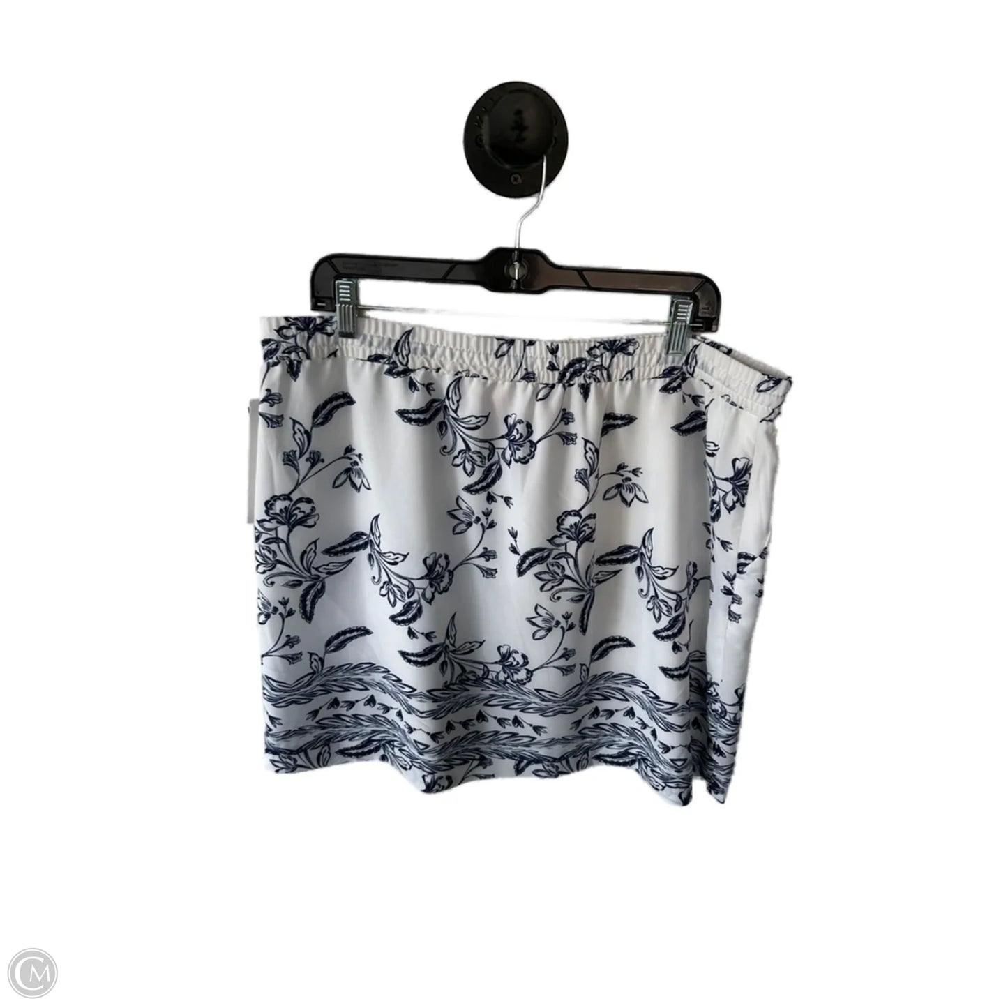 Skirt Mini & Short By St Tropez In Blue & White, Size: 16