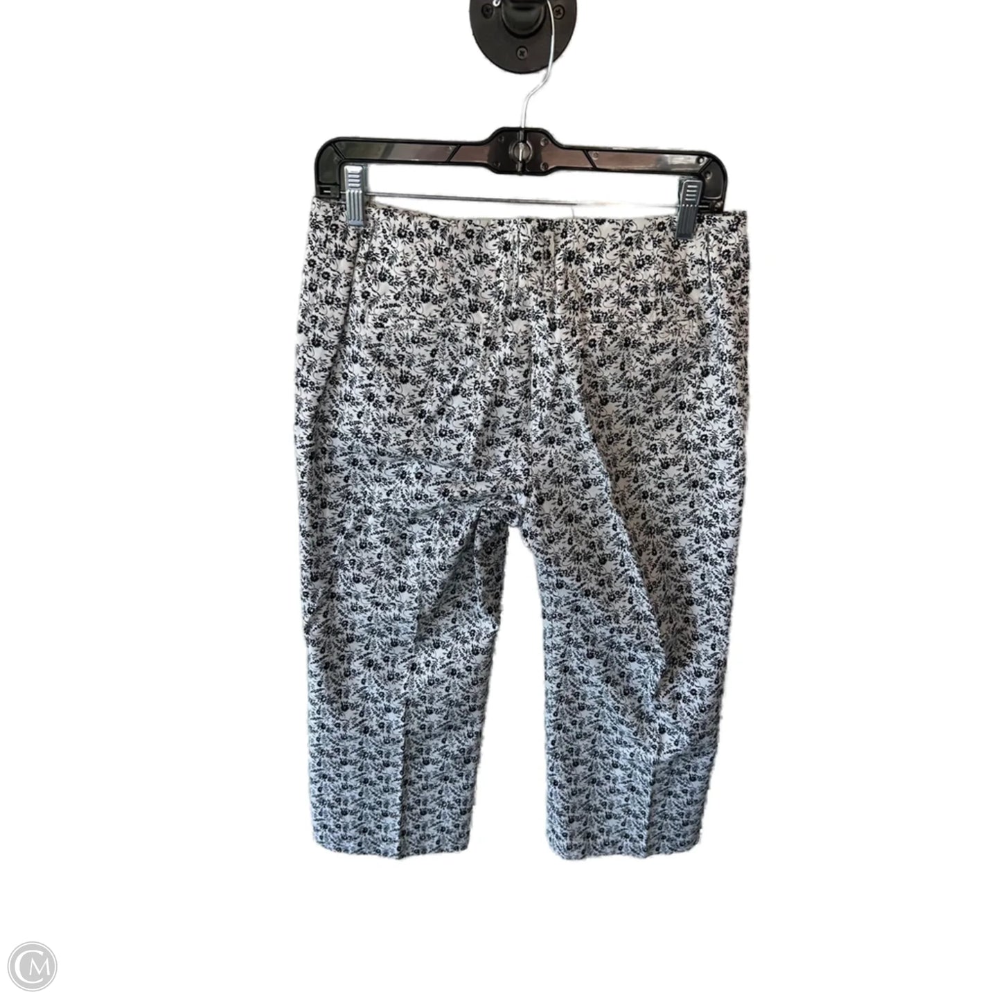 Pants Cropped By Ann Taylor In Black & White, Size: 4