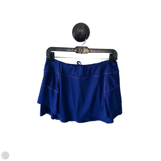 Athletic Skort By Athleta In Blue, Size: 8