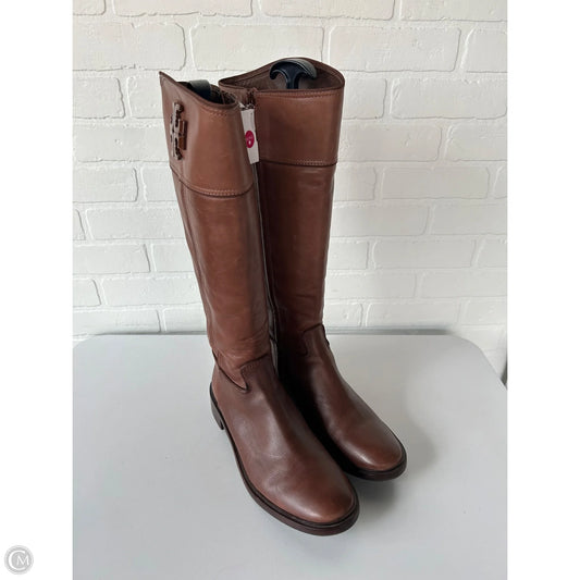 Boots Designer By Tory Burch In Brown, Size: 11